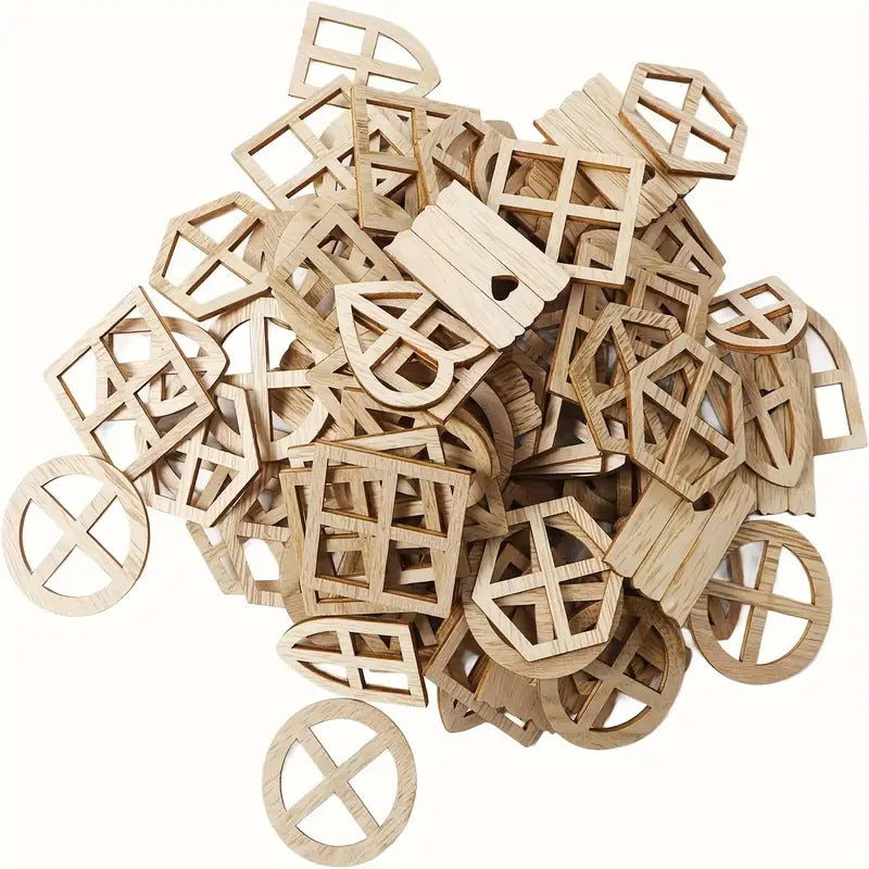 Rural houses Wooden Chip Decor