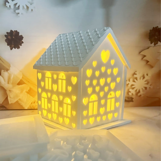Light House with Roof Silicone Mold